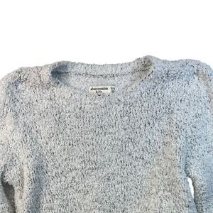Abercrombie Kids Gray Speckled‎ Fuzzy Cozy Sweater Size 13-14